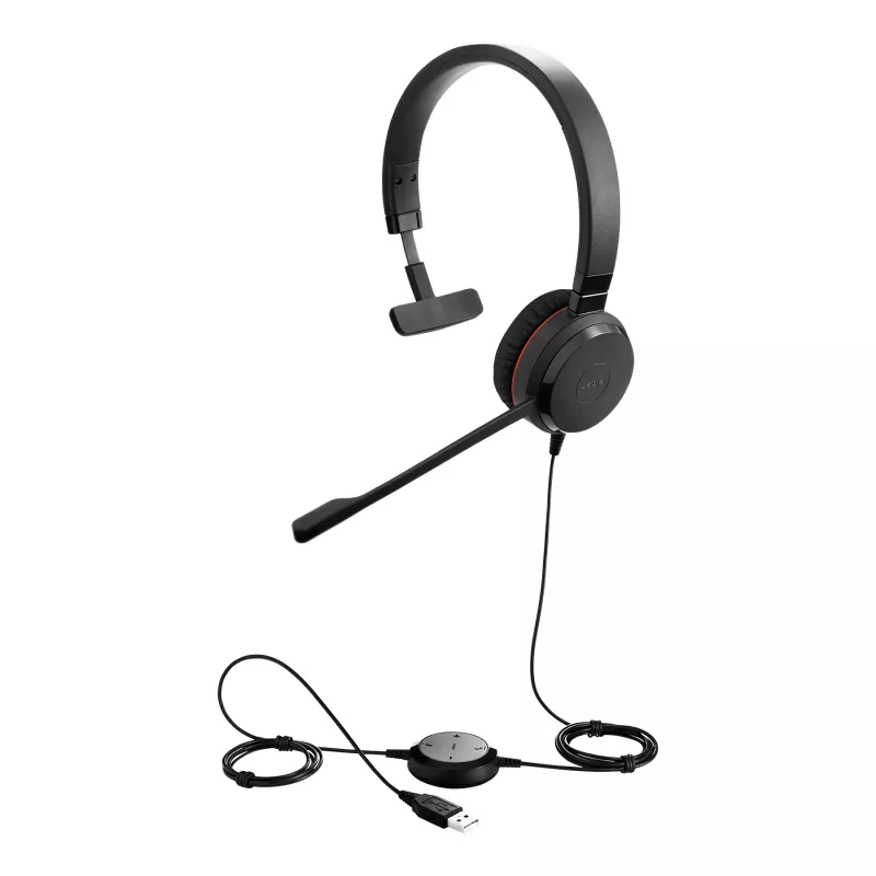 Jabra EVOLVE 30 II UC Mono, Kabelgebunden, 150 - 7000 Hz, Büro/Callcenter, 142 g, Headset, Schwarz