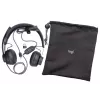 LOGITECH Zone Wired - USB-C / USB-A - Headset - MSFT Teams Zone - Schwarz
