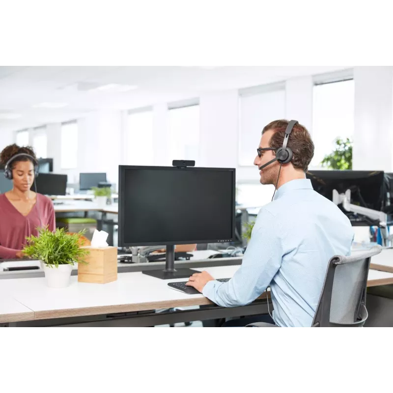 LOGITECH Zone Wired - USB-C / USB-A - Headset - MSFT Teams Zone - Schwarz