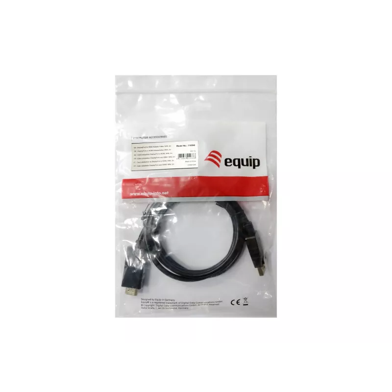 Equip DisplayPort-auf-HDMI-Adapterkabel, 3 m