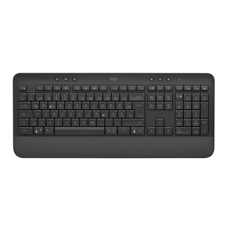 LOGITECH Signature K650 Kabellose Tastatur - Graphit - Deutsch Qwertz