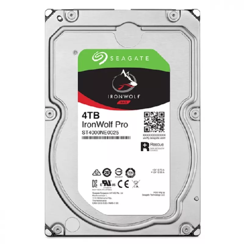 Seagate IronWolf Pro ST4000NT001 interne Festplatte 4 TB 7200 U/min 256 MB 3,5 Zoll