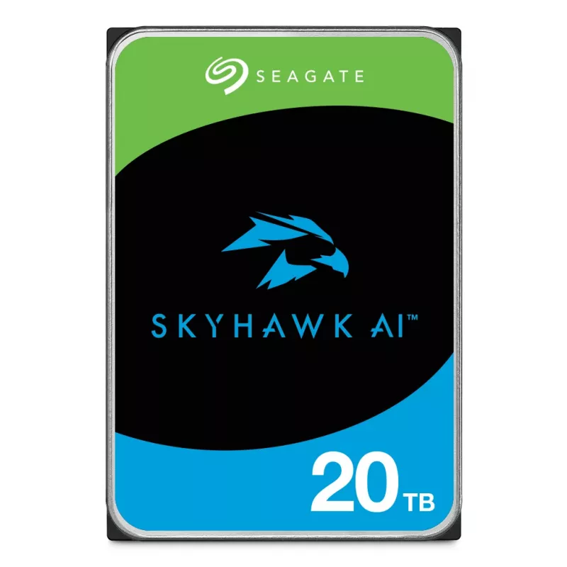 Seagate SkyHawk AI ST20000VE004 interne Festplatte 20 TB 7200 RPM 512 MB 3,5 Zoll Serial ATA III