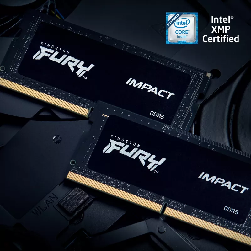 Kingston Technology FURY 64GB 4800MT/s DDR5 CL38 SODIMM (Kit of 2) Impact