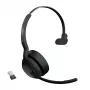 Jabra Evolve2 55 - Link380a MS Mono, kabellos, Büro/Callcenter, 20 - 20000 Hz, 130 g, Headset, Schwarz