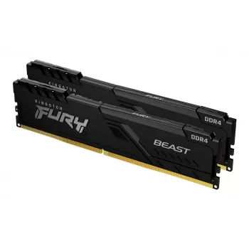 Kingston Technology FURY Beast 64GB 3200MT/s DDR4 CL16 DIMM (Kit of 2) Schwarz