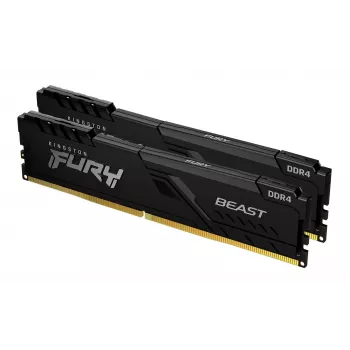 Kingston Technology FURY Beast 32GB 3200MT/s DDR4 CL16 DIMM (Kit of 2) 1Gx8 Schwarz