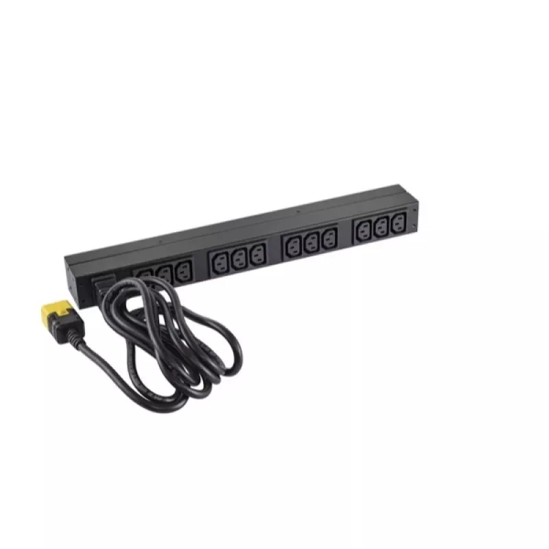 APC NetShelter Basic Rack PDU, 1U, 1PH, 3,7kW 230V 16A oder 3,3kW 208V 16A, x12 C13-Ausgänge, C20-Kabel