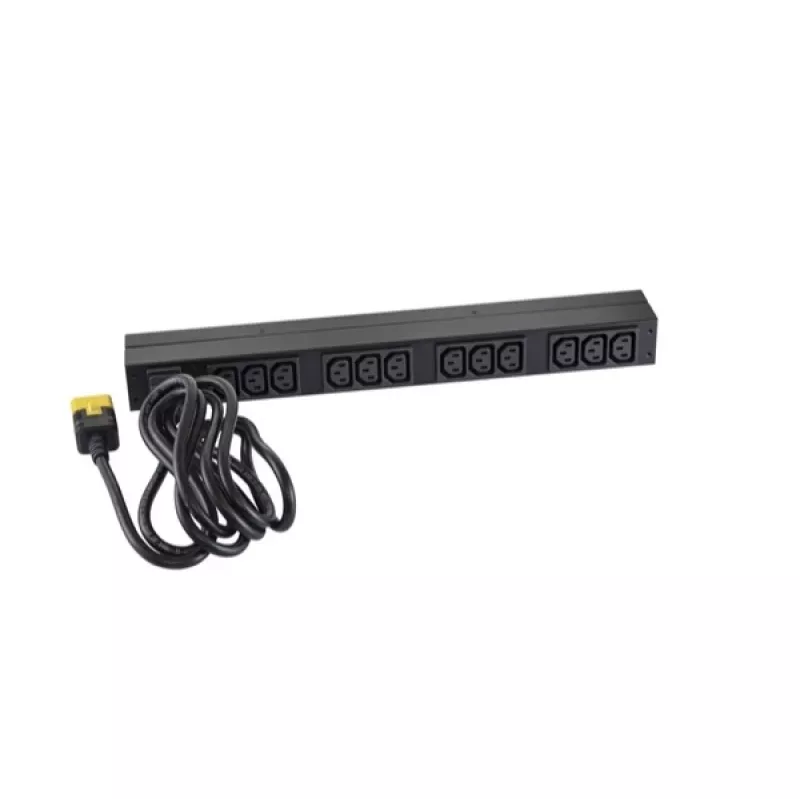 APC NetShelter Basic Rack PDU, 1U, 1PH, 3,7kW 230V 16A oder 3,3kW 208V 16A, x12 C13-Ausgänge, C20-Kabel