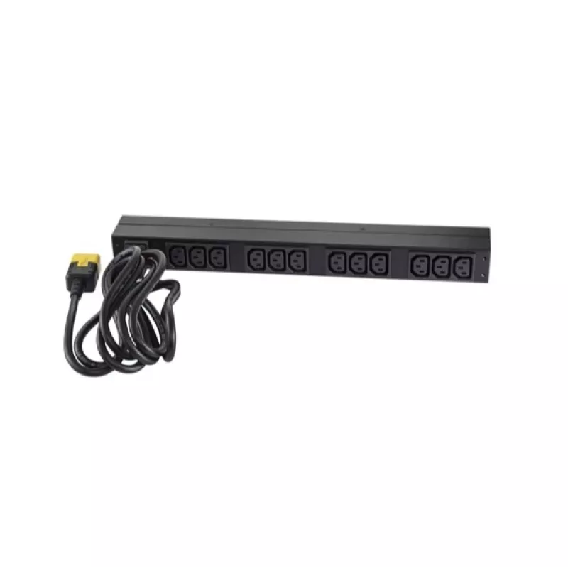 APC NetShelter Basic Rack PDU, 1U, 1PH, 3,7kW 230V 16A oder 3,3kW 208V 16A, x12 C13-Ausgänge, C20-Kabel
