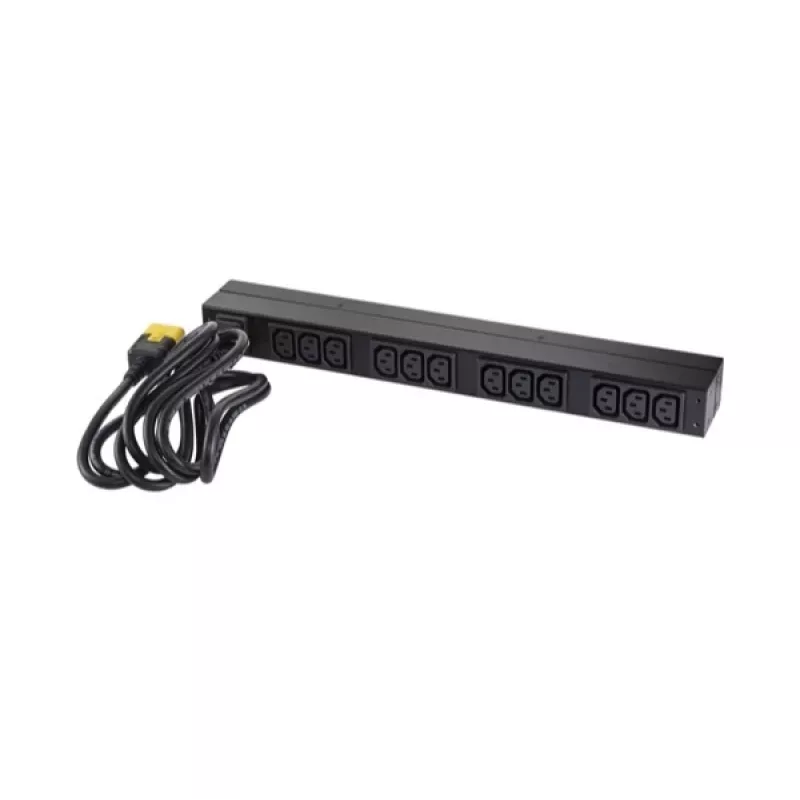 APC NetShelter Basic Rack PDU, 1U, 1PH, 3,7kW 230V 16A oder 3,3kW 208V 16A, x12 C13-Ausgänge, C20-Kabel