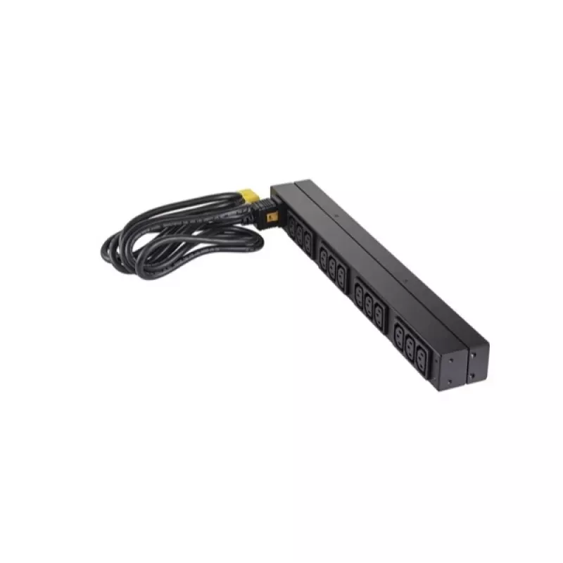 APC NetShelter Basic Rack PDU, 1U, 1PH, 3,7kW 230V 16A oder 3,3kW 208V 16A, x12 C13-Ausgänge, C20-Kabel