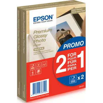 Epson Premium Glossy Photo Paper - 10x15cm - 2x 40 Blatt