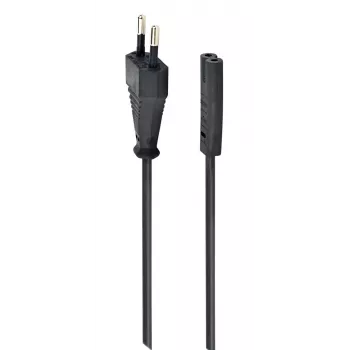GEMBIRD Netzkabel C7 auf 2-poligen Eurostecker 1,8 m Schwarz
