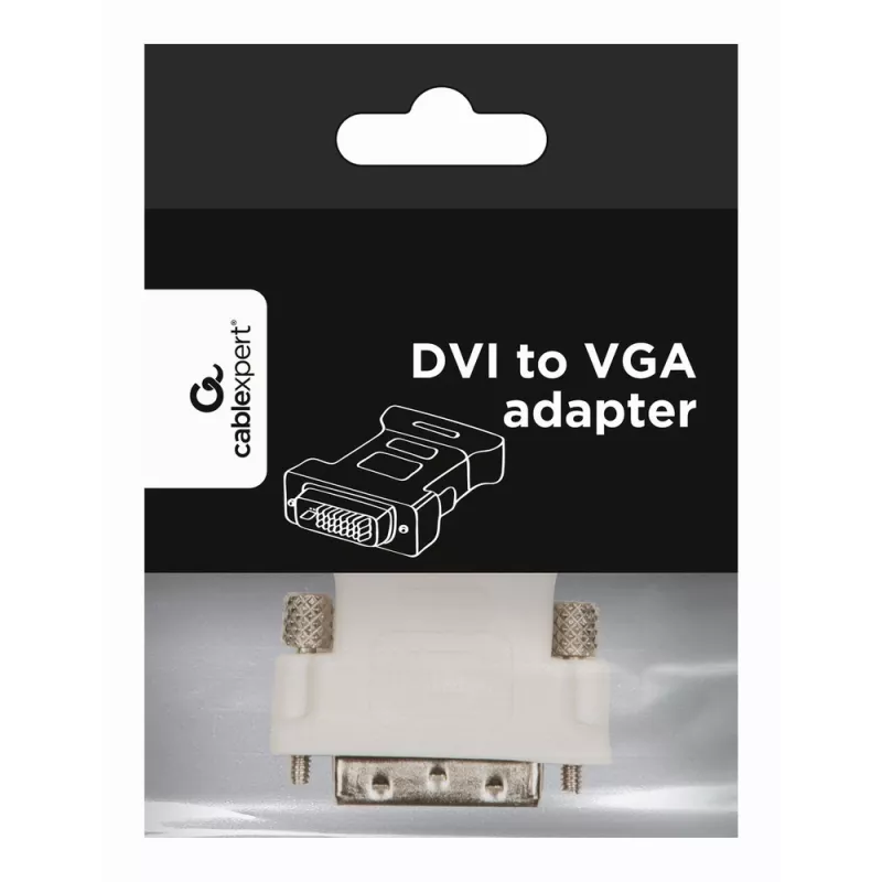 GEMBIRD Adapter DVI-A Stecker auf VGA 15-Pin HD (3 Reihen) Buchse