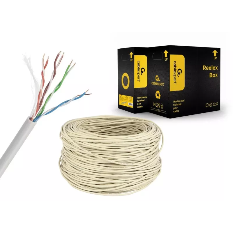 GEMBIRD Netzwerkkabel – Cat 5e – UTP – 304 m – Grau