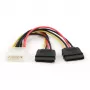 GEMBIRD Stromkabel 15 cm 2x SATA / Bulk-Packung (cc-sata-psy)