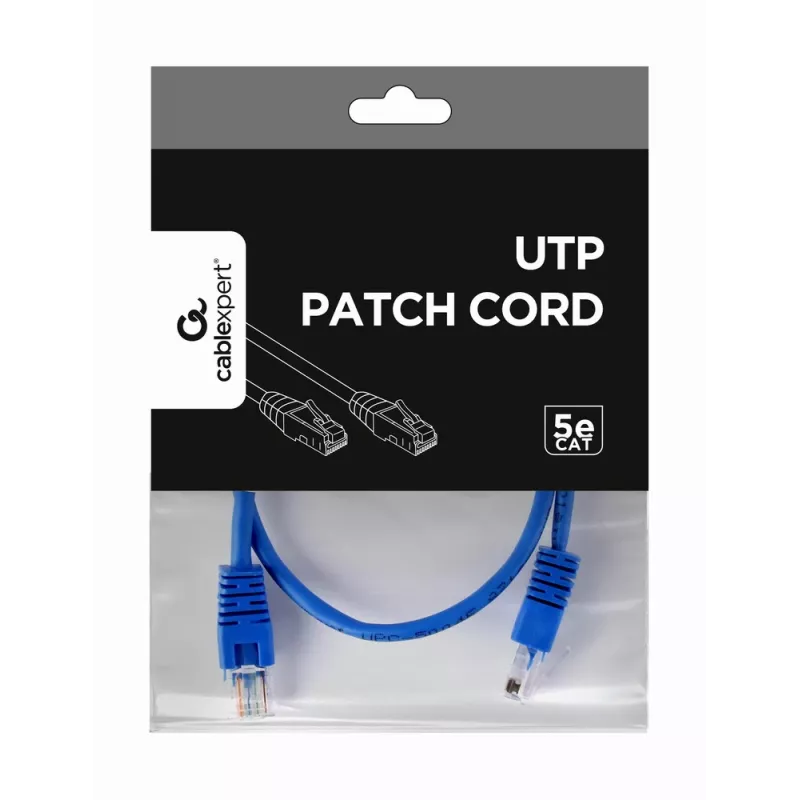 GEMBIRD Patchkabel - Cat 5e - UTP - 50 cm - Blau