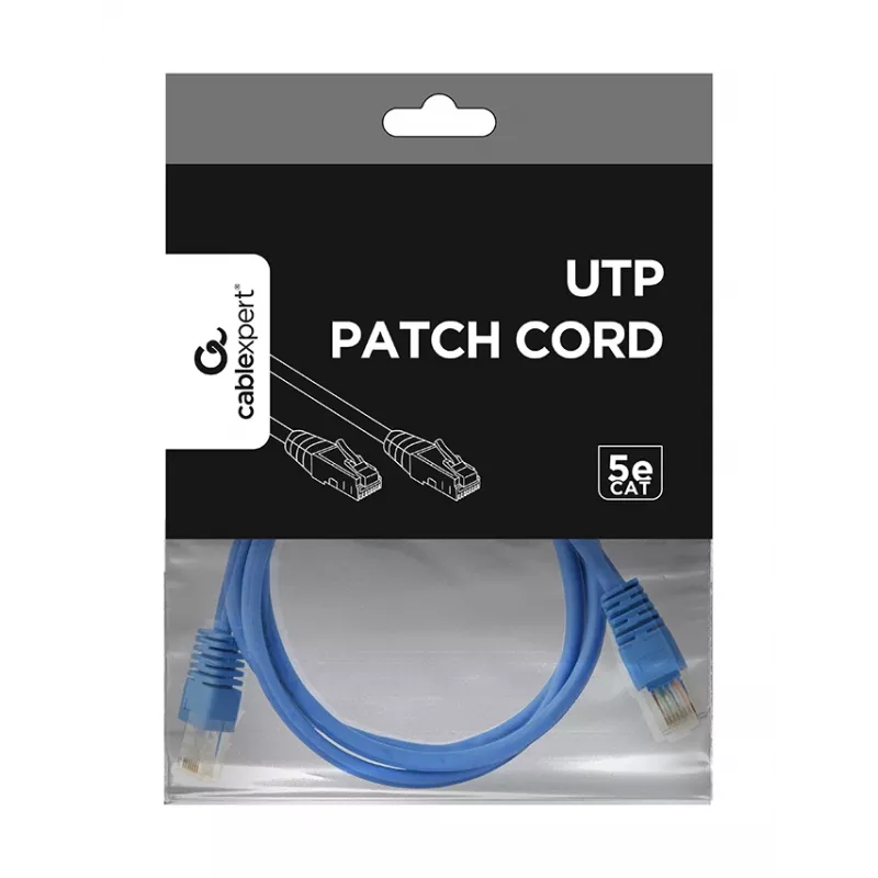 GEMBIRD Patchkabel - Cat 5e - UTP - 1m - Blau