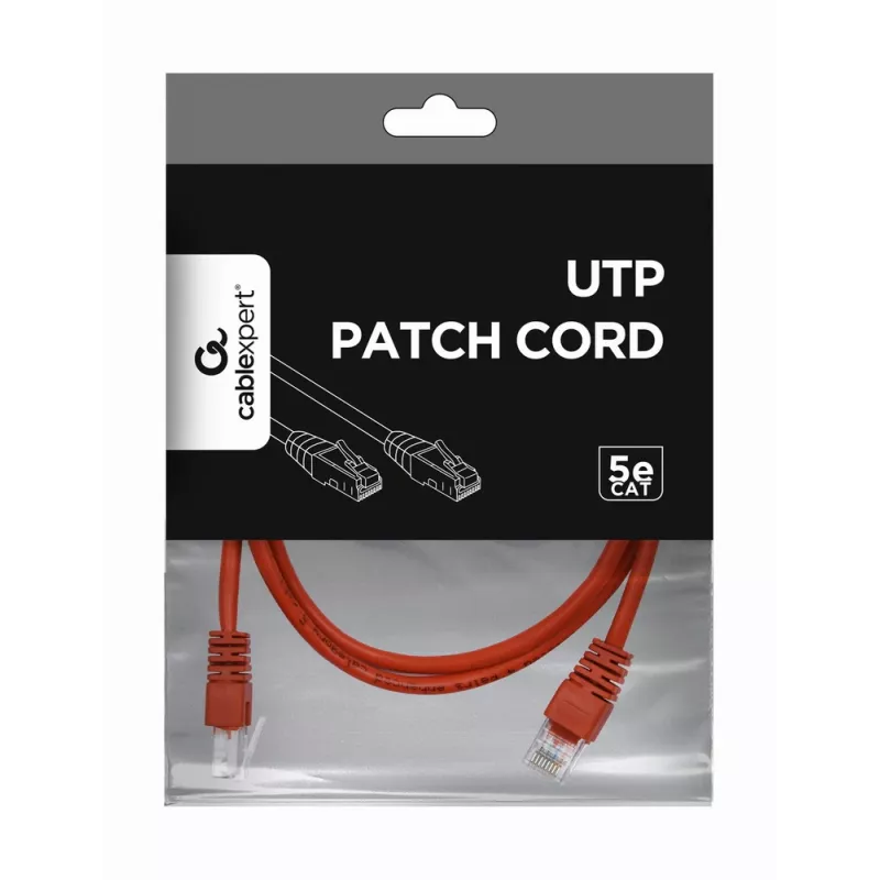 GEMBIRD Patchkabel - Cat 5e - UTP - 2m - Rot