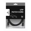 GEMBIRD Patchkabel - Cat 5e - UTP - 3m - Schwarz
