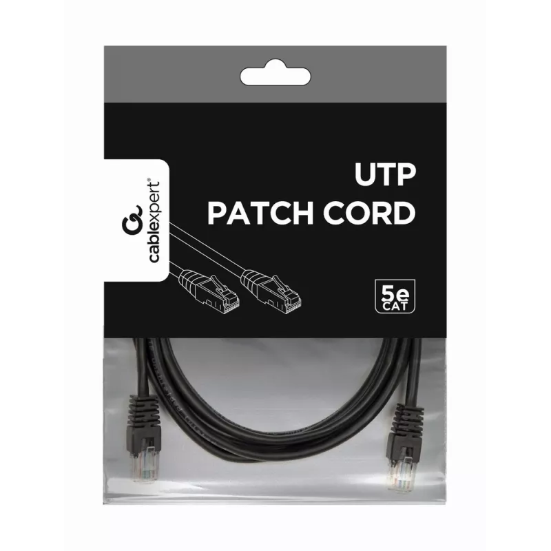 GEMBIRD Patchkabel - Cat 5e - UTP - 3m - Schwarz