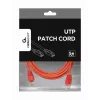 GEMBIRD Patchkabel - Cat 5e - UTP - 3m - Rot