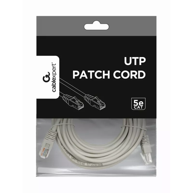Netzwerkkabel GEMBIRD PP12-7.5M, 7,5 m, RJ-45 auf RJ-45, weiß