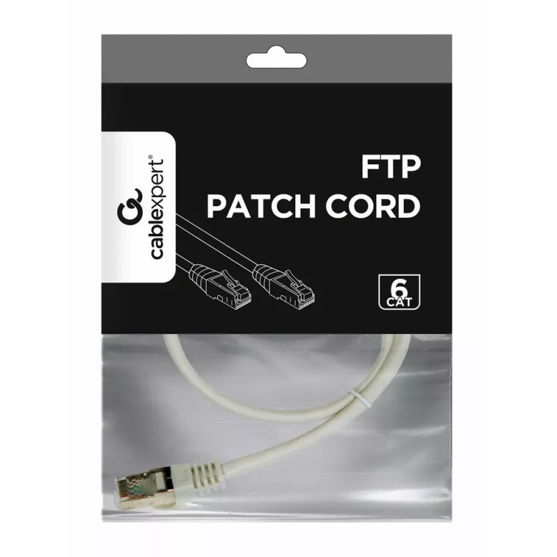 GEMBIRD Patchkabel - CAT6 - FTP - 50 cm - Grau