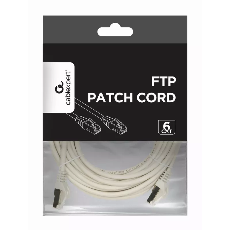GEMBIRD Patchkabel - CAT6 - FTP - 7,5 m - Grau