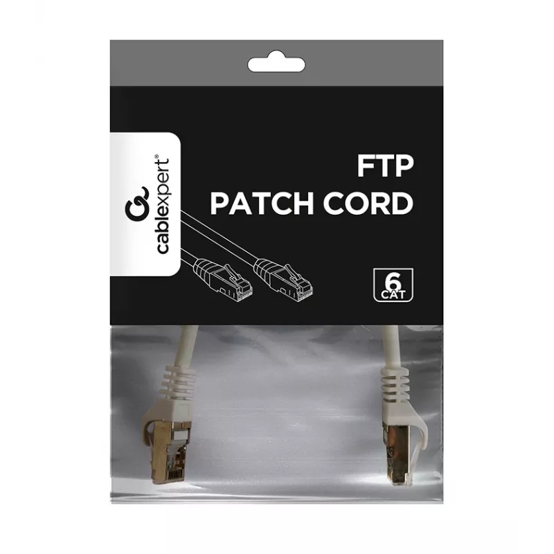 GEMBIRD Patchkabel - CAT6 - FTP - 25 cm - Grau