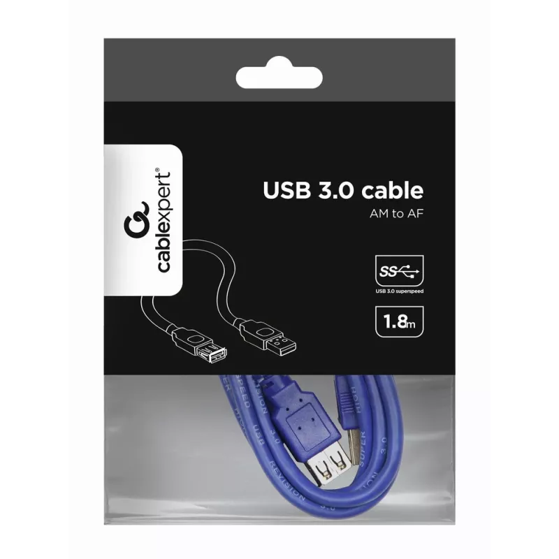 GEMBIRD USB 3.0 Verlängerungskabel 2,0 m