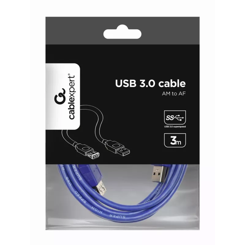 GEMBIRD USB 3.0 Verlängerungskabel 3m