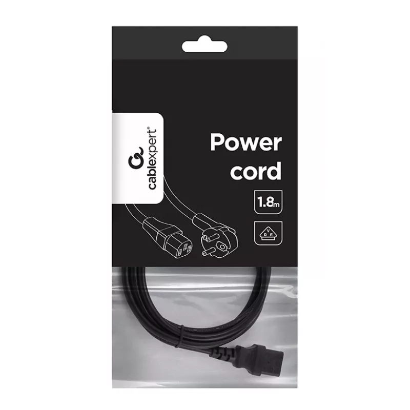 GEMBIRD Netzkabel mit VDE-Zulassung 2,0 m / Bulk-Verpackung