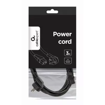 GEMBIRD Kabel Power C13 VDE-geprüft 3m (Bulk-Verpackung)