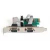 DIGITUS Serial I/O,2-Port, PCIe-Erweiterungskarte 2 x DB9 M Slotblech + LP-Bleche MCS9901-Chipsatz