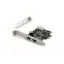 DIGITUS IEEE 1394b Schnittstellenkarte, PCIe 3 Port, 2x9-pol extern + 1x9-pol intern