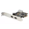 DIGITUS IEEE 1394b Schnittstellenkarte, PCIe 3 Port, 2x9-pol extern + 1x9-pol intern