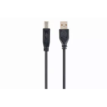 USB-Kabel, Gembird 4,5 m USB 2.0 A/B M, Schwarz, Stecker/Stecker