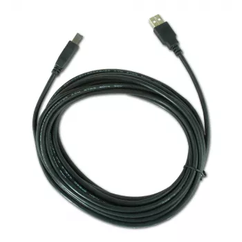 USB-Kabel, Gembird 4,5 m USB 2.0 A/B M, Schwarz, Stecker/Stecker