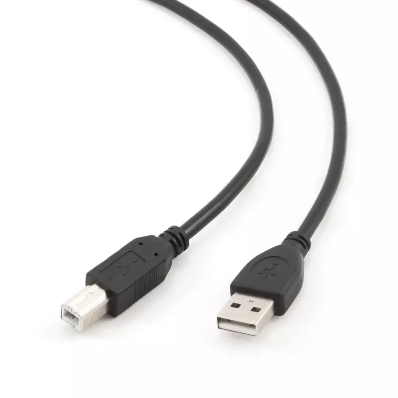 USB-Kabel, Gembird 4,5 m USB 2.0 A/B M, Schwarz, Stecker/Stecker