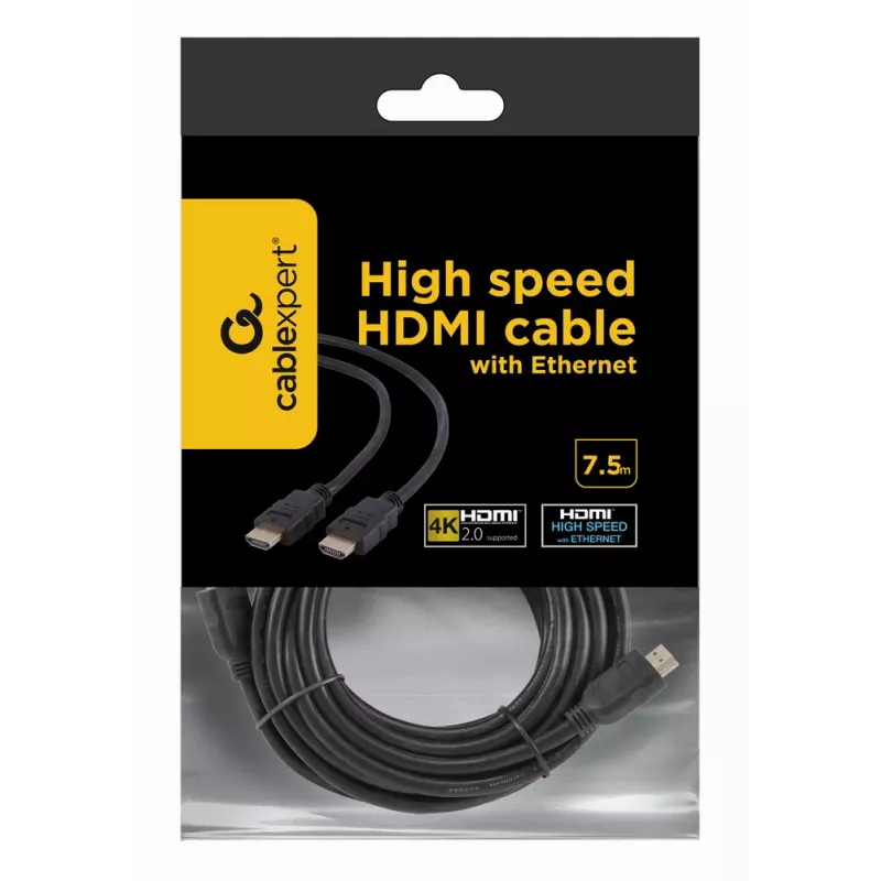 GEMBIRD HDMI V.1.4 Kabel Stecker-Stecker / 7,5m Bulk-Pack (cc-hdmi4-7,5m)