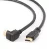 GEMBIRD Hochgeschwindigkeits-HDMI-Kabel mit Ethernet, 90 Grad nach oben abgewinkelter Stecker, 3 m