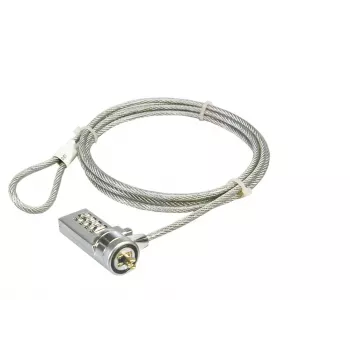 Notebook-Sicherheitsschloss LogiLink NBS002 Kombi-Kabelschloss 1,5 m