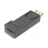 DIGITUS ASSMANN DisplayPort-Adapter, DP - HDMI Typ A M/B, mit Verriegelung, CE schwarz
