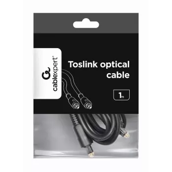Toslink Audiokabel Gembird CC-OPT-1M Schwarz 1m