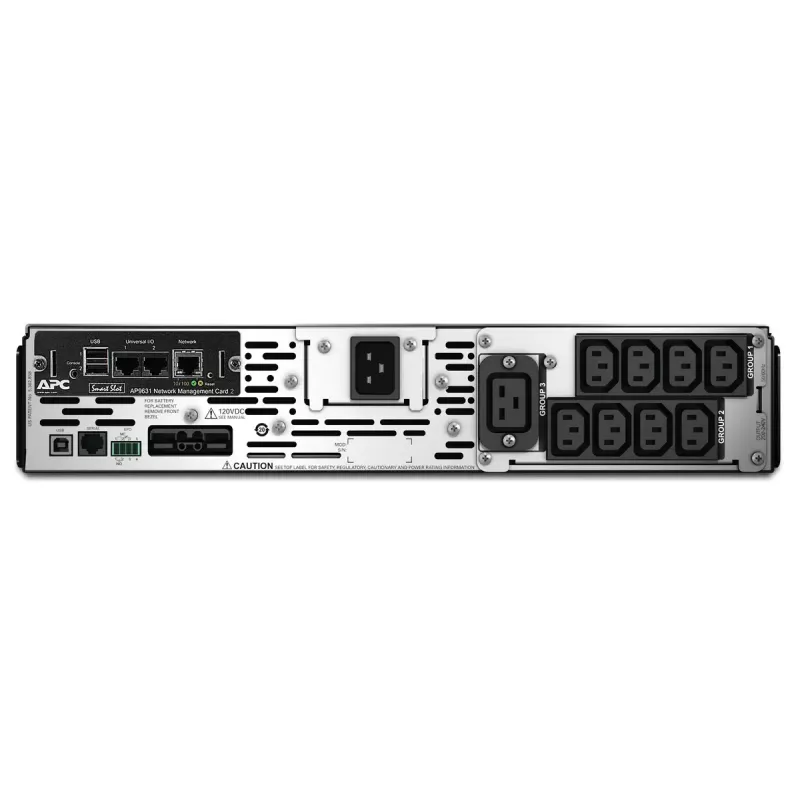 APC Smart-UPS X SMX3000RMHV2UNC - 3000VA, 8x C13, 1x C19 Ausgang, USB, erweiterbare Laufzeit, NMC