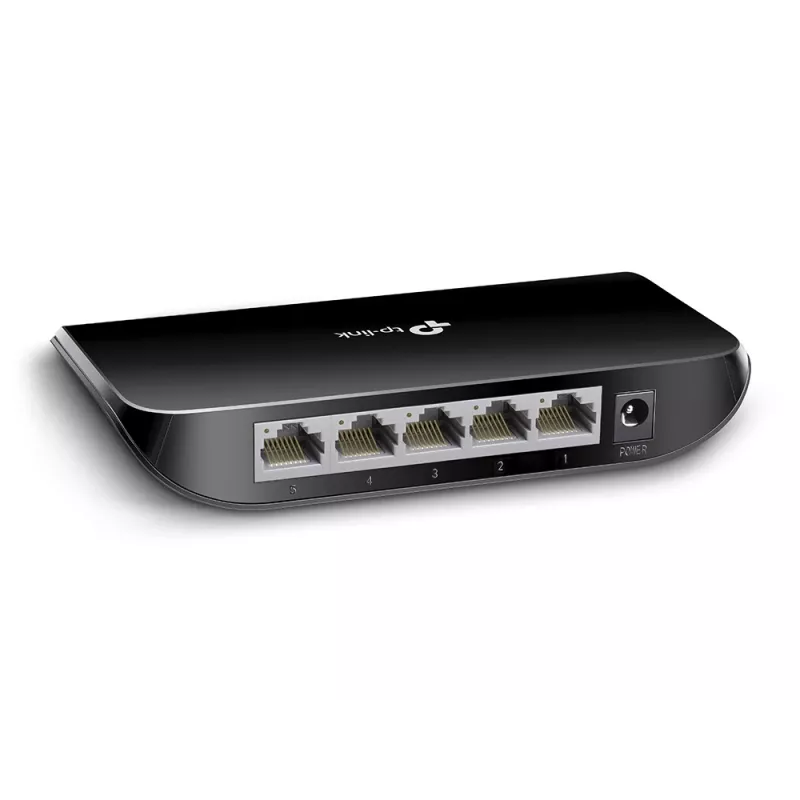 TP-Link 5-Port Gigabit Desktop Network Switch, Unmanaged, Gigabit Ethernet (10/100/1000), Vollduplex
