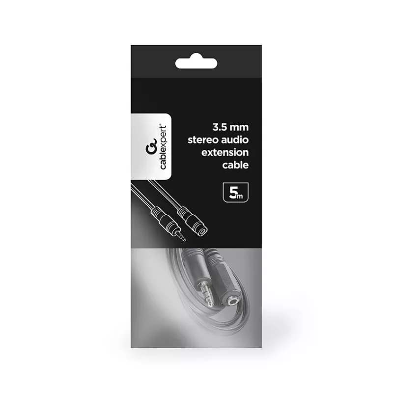 GEMBIRD 3,5 mm Stereo-Audio-Verlängerungskabel 5 m