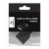HDMI-auf-Micro-HDMI-Kabel Gembird A-HDMI-FD Schwarz